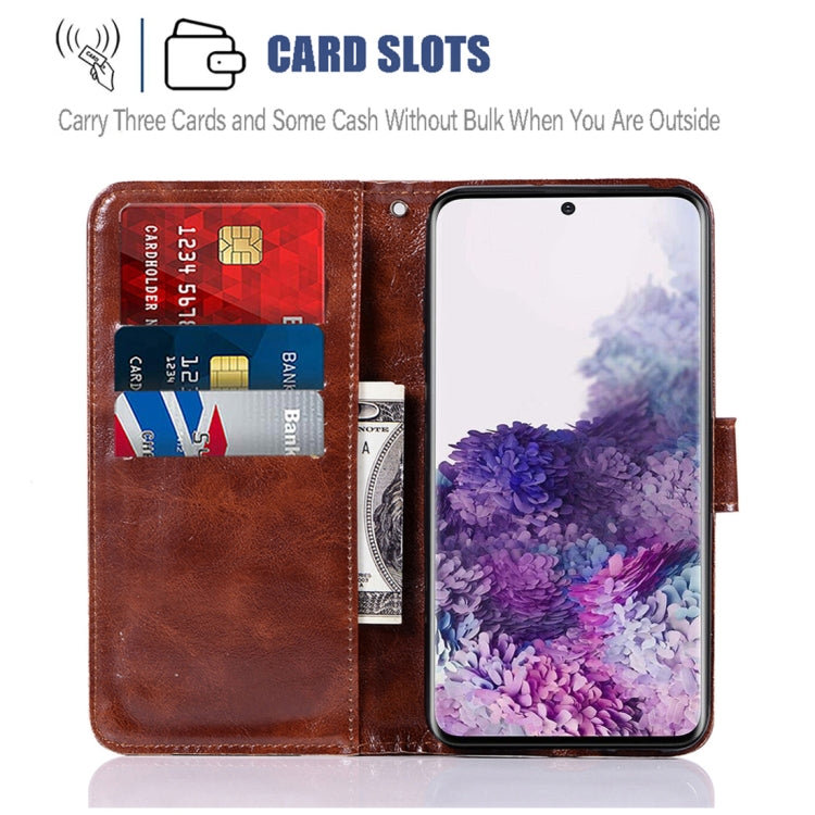 For Galaxy S20 Retro Texture Magnetic Horizontal Flip Leather Case with Holder & Card Slots & Wallet