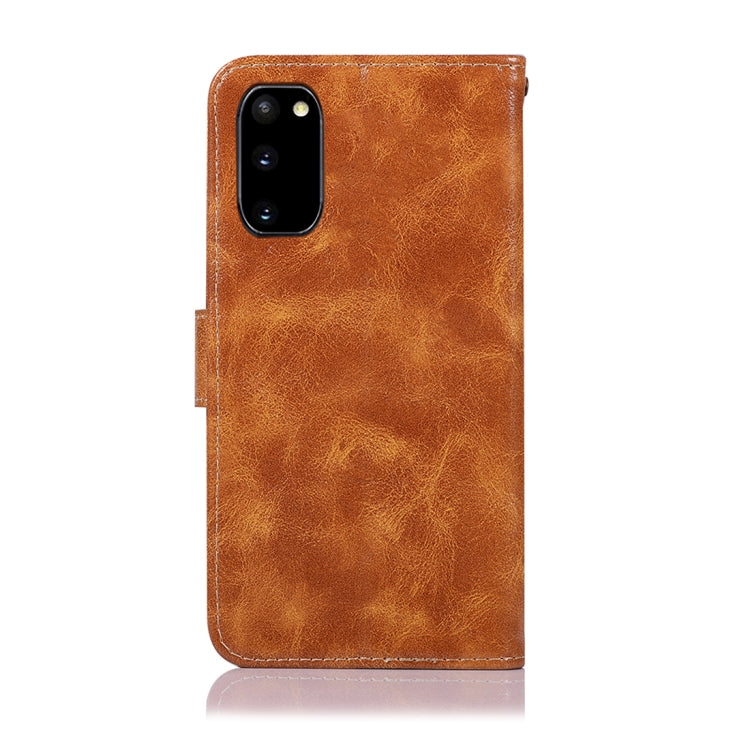 For Galaxy S20 Retro Texture Magnetic Horizontal Flip Leather Case with Holder & Card Slots & Wallet