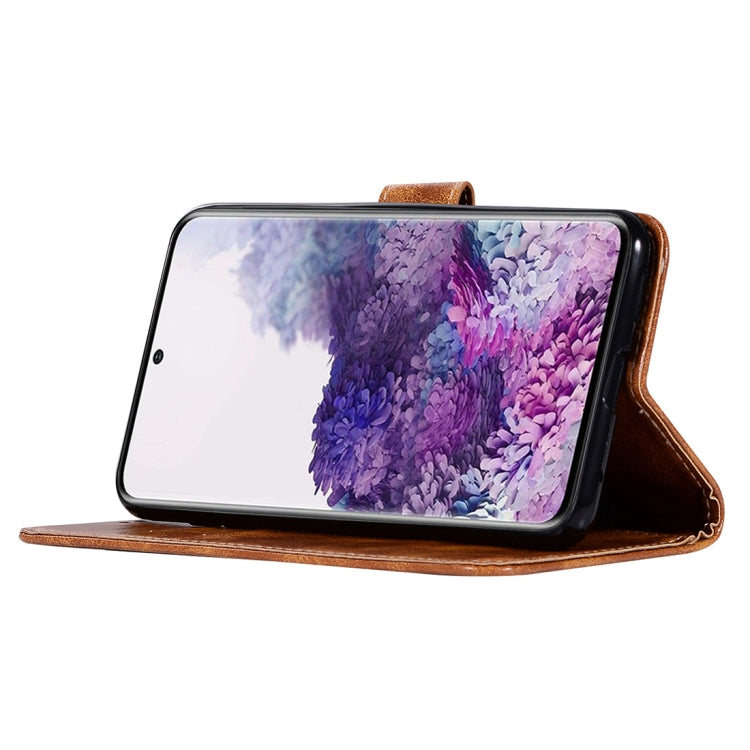 For Galaxy S20 Retro Texture Magnetic Horizontal Flip Leather Case with Holder & Card Slots & Wallet