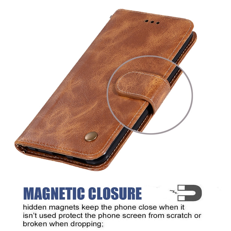 For Galaxy S20 Plus Retro Texture Magnetic Horizontal Flip Leather Case with Holder & Card Slots & Wallet