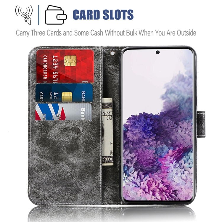 For Galaxy S20 Plus Retro Texture Magnetic Horizontal Flip Leather Case with Holder & Card Slots & Wallet