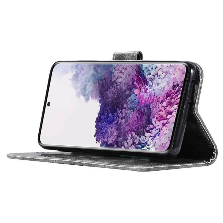 For Galaxy S20 Plus Retro Texture Magnetic Horizontal Flip Leather Case with Holder & Card Slots & Wallet