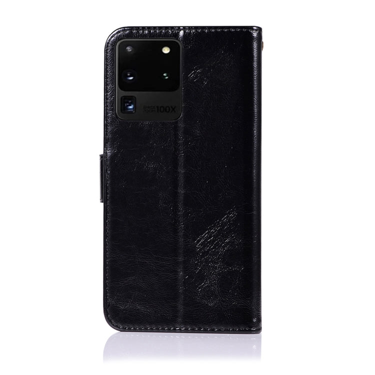 For Galaxy S20 Ultra Retro Texture Magnetic Horizontal Flip Leather Case with Holder & Card Slots & Wallet
