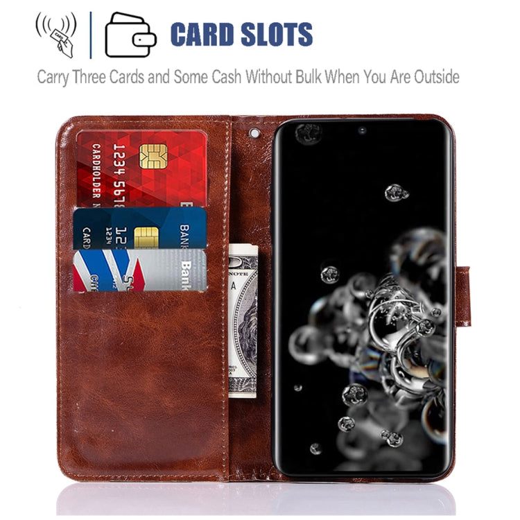 For Galaxy S20 Ultra Retro Texture Magnetic Horizontal Flip Leather Case with Holder & Card Slots & Wallet