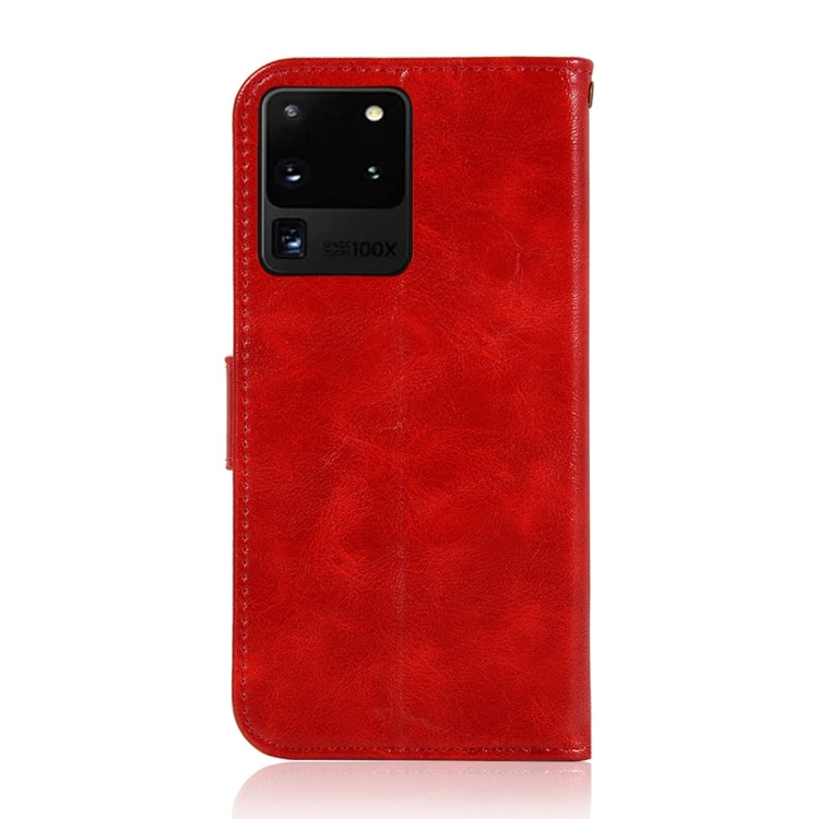 For Galaxy S20 Ultra Retro Texture Magnetic Horizontal Flip Leather Case with Holder & Card Slots & Wallet