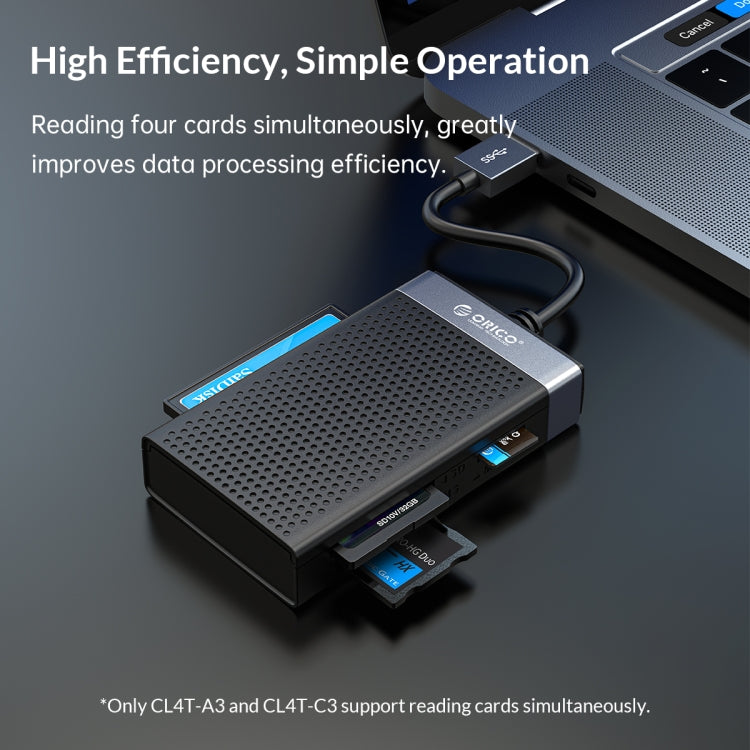 ORICO CL4D-A3 4-in-1 USB 3.0 Multifunction Card Reader(Black)