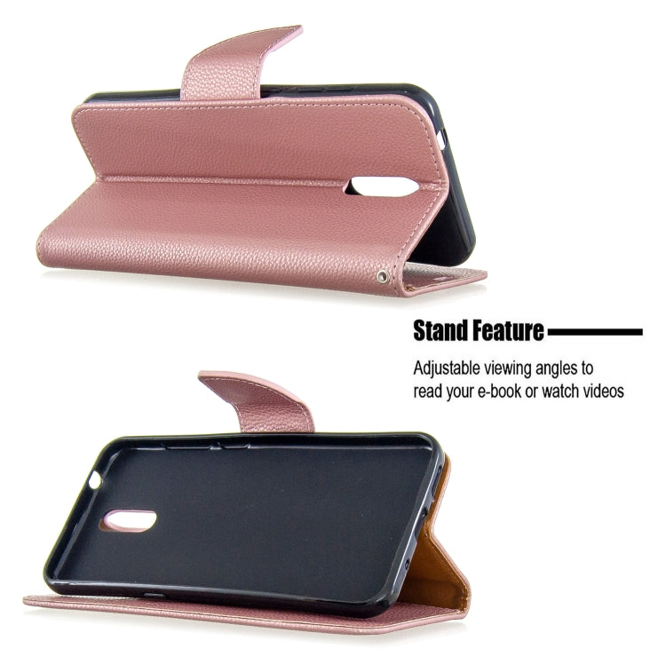 For Nokia 2.3 Pure Color Horizontal Flip PU Leather Case with Holder & Card Slots & Wallet & Lanyard