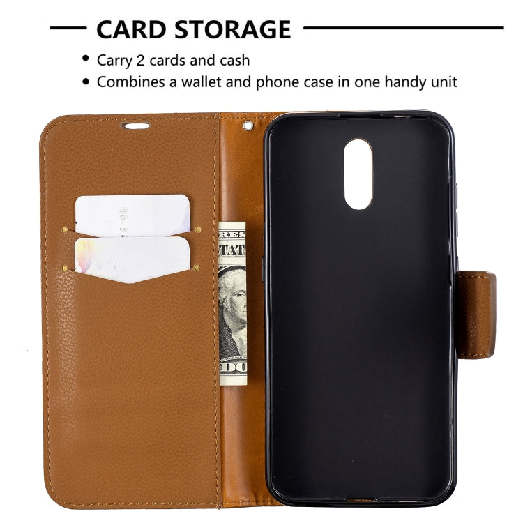 For Nokia 2.3 Pure Color Horizontal Flip PU Leather Case with Holder & Card Slots & Wallet & Lanyard