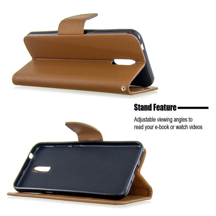 For Nokia 2.3 Pure Color Horizontal Flip PU Leather Case with Holder & Card Slots & Wallet & Lanyard