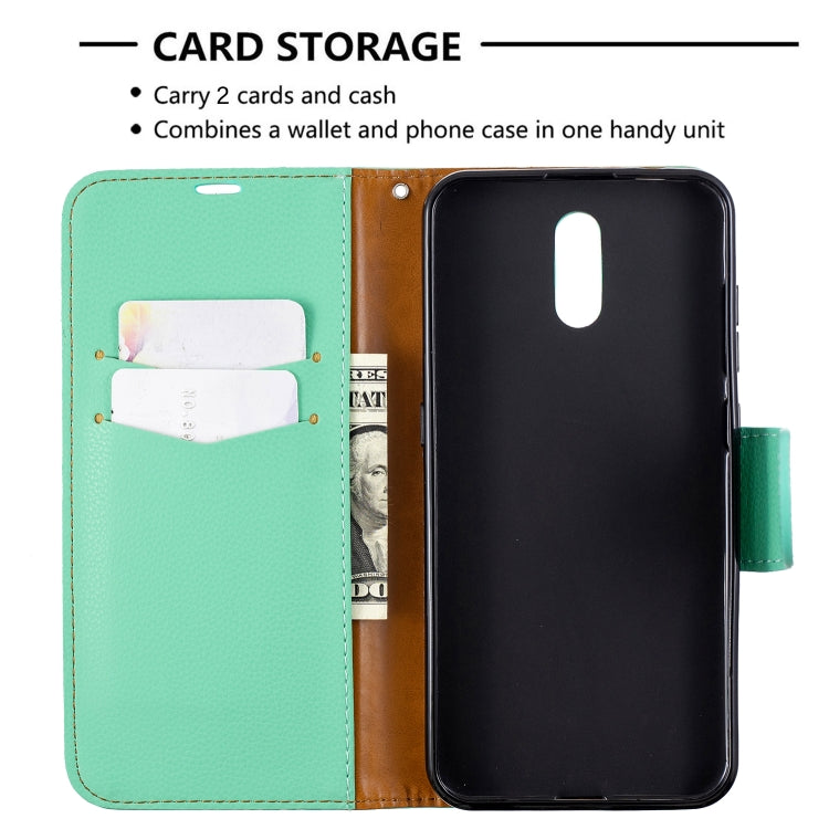 For Nokia 2.3 Pure Color Horizontal Flip PU Leather Case with Holder & Card Slots & Wallet & Lanyard