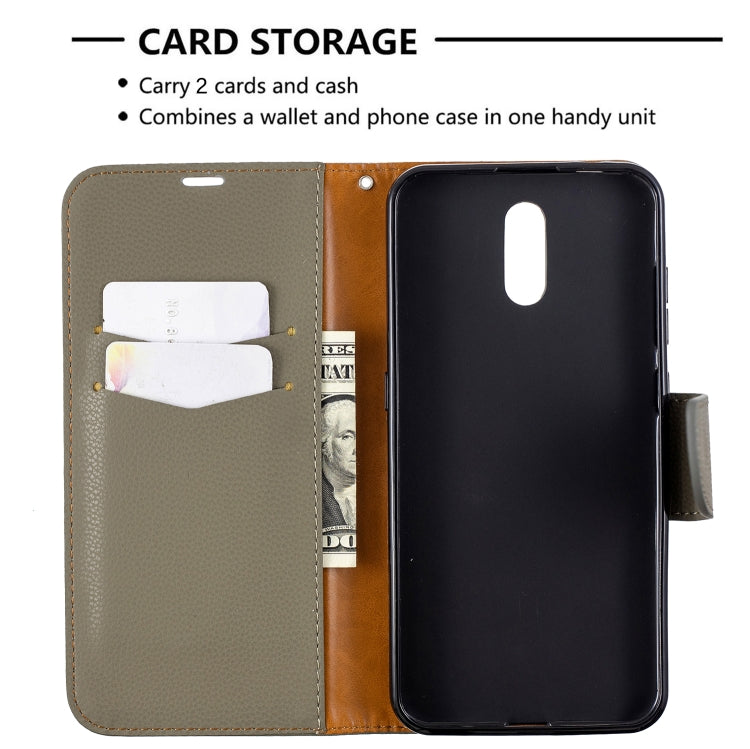 For Nokia 2.3 Pure Color Horizontal Flip PU Leather Case with Holder & Card Slots & Wallet & Lanyard