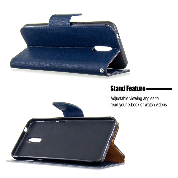 For Nokia 2.3 Pure Color Horizontal Flip PU Leather Case with Holder & Card Slots & Wallet & Lanyard