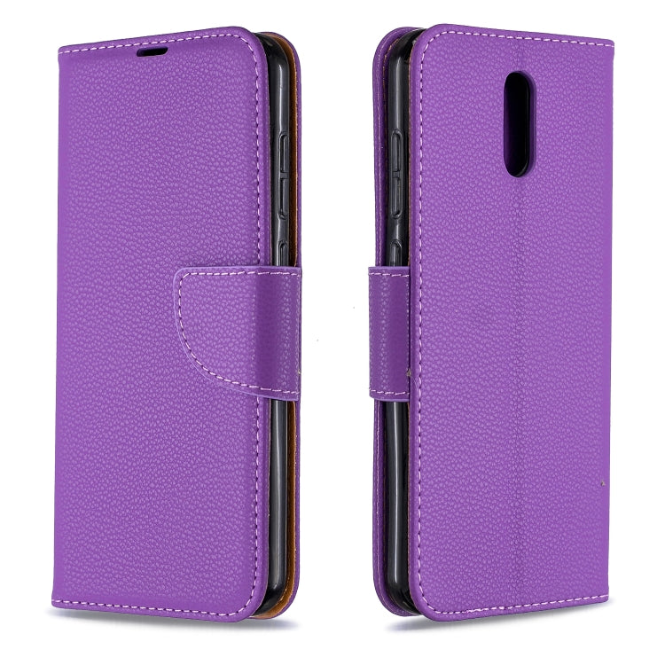 For Nokia 2.3 Pure Color Horizontal Flip PU Leather Case with Holder & Card Slots & Wallet & Lanyard