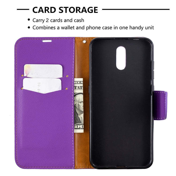 For Nokia 2.3 Pure Color Horizontal Flip PU Leather Case with Holder & Card Slots & Wallet & Lanyard