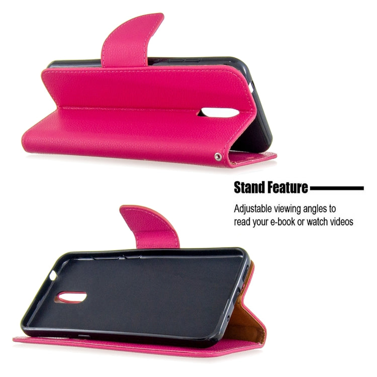 For Nokia 2.3 Pure Color Horizontal Flip PU Leather Case with Holder & Card Slots & Wallet & Lanyard