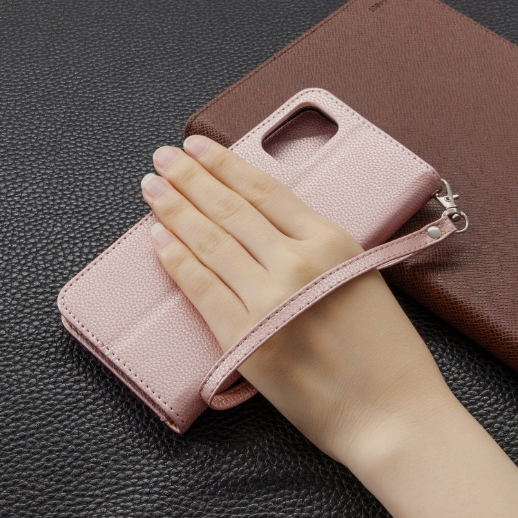 For Galaxy A41 Pure Color Horizontal Flip PU Leather Case with Holder & Card Slots & Wallet & Lanyard