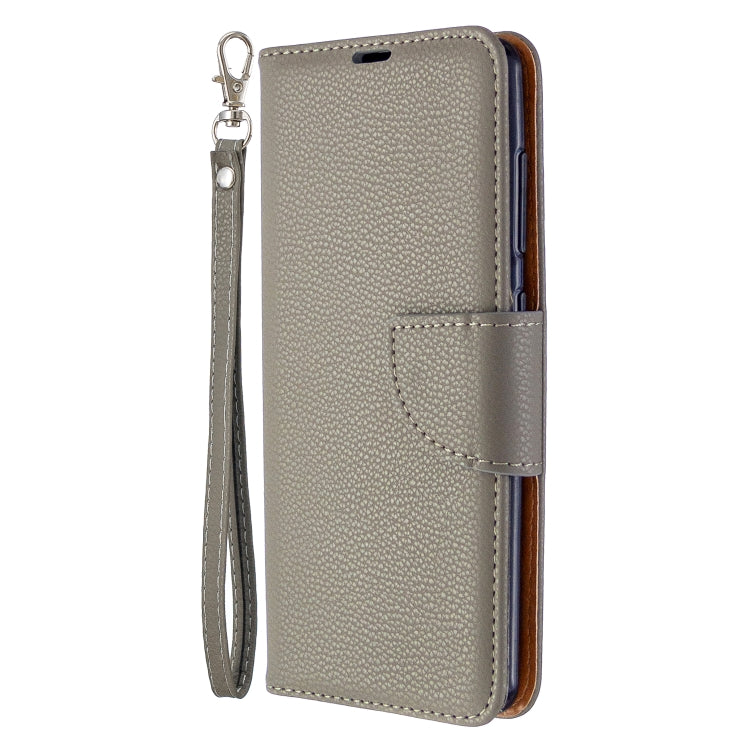 For Galaxy A41 Pure Color Horizontal Flip PU Leather Case with Holder & Card Slots & Wallet & Lanyard