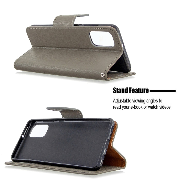 For Galaxy A41 Pure Color Horizontal Flip PU Leather Case with Holder & Card Slots & Wallet & Lanyard