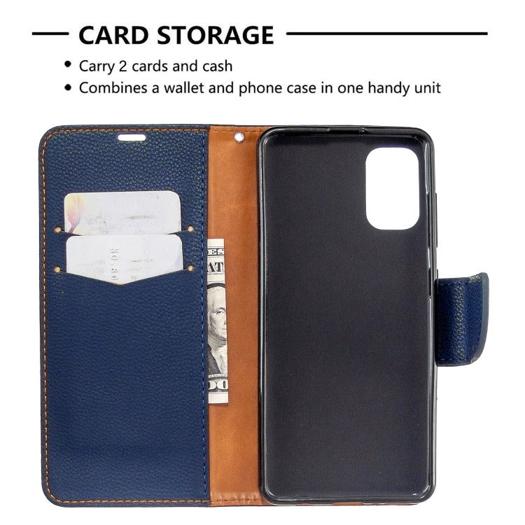 For Galaxy A41 Pure Color Horizontal Flip PU Leather Case with Holder & Card Slots & Wallet & Lanyard