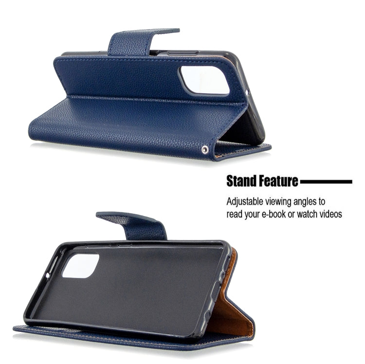 For Galaxy A41 Pure Color Horizontal Flip PU Leather Case with Holder & Card Slots & Wallet & Lanyard