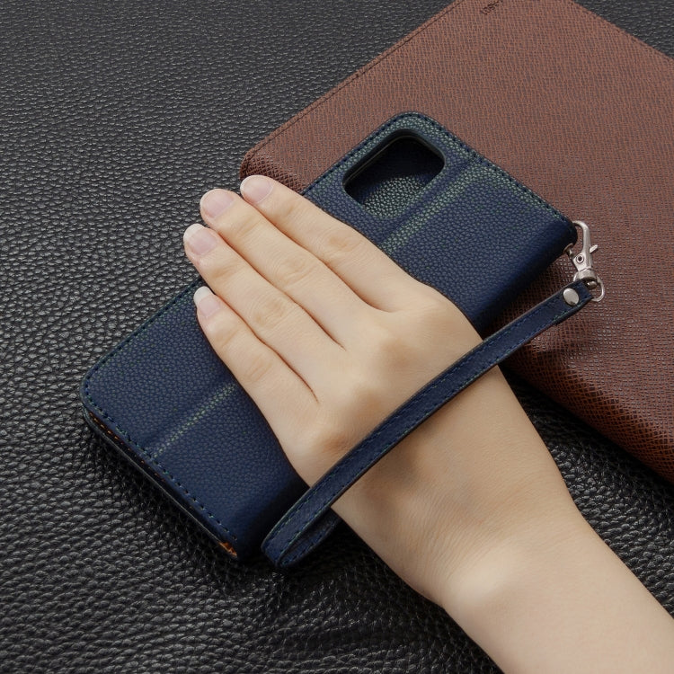 For Galaxy A41 Pure Color Horizontal Flip PU Leather Case with Holder & Card Slots & Wallet & Lanyard