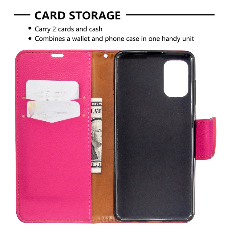 For Galaxy A41 Pure Color Horizontal Flip PU Leather Case with Holder & Card Slots & Wallet & Lanyard