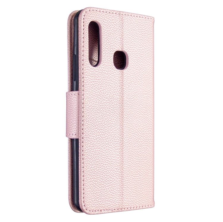 For Galaxy A70e Pure Color Horizontal Flip PU Leather Case with Holder & Card Slots & Wallet & Lanyard