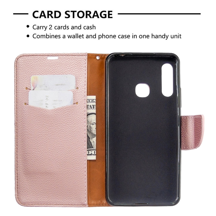 For Galaxy A70e Pure Color Horizontal Flip PU Leather Case with Holder & Card Slots & Wallet & Lanyard