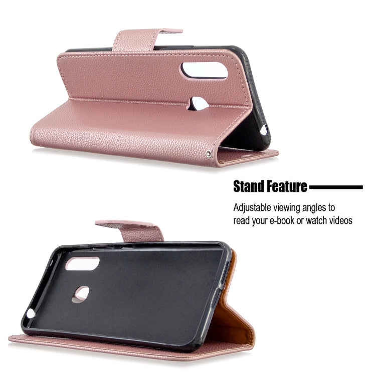 For Galaxy A70e Pure Color Horizontal Flip PU Leather Case with Holder & Card Slots & Wallet & Lanyard