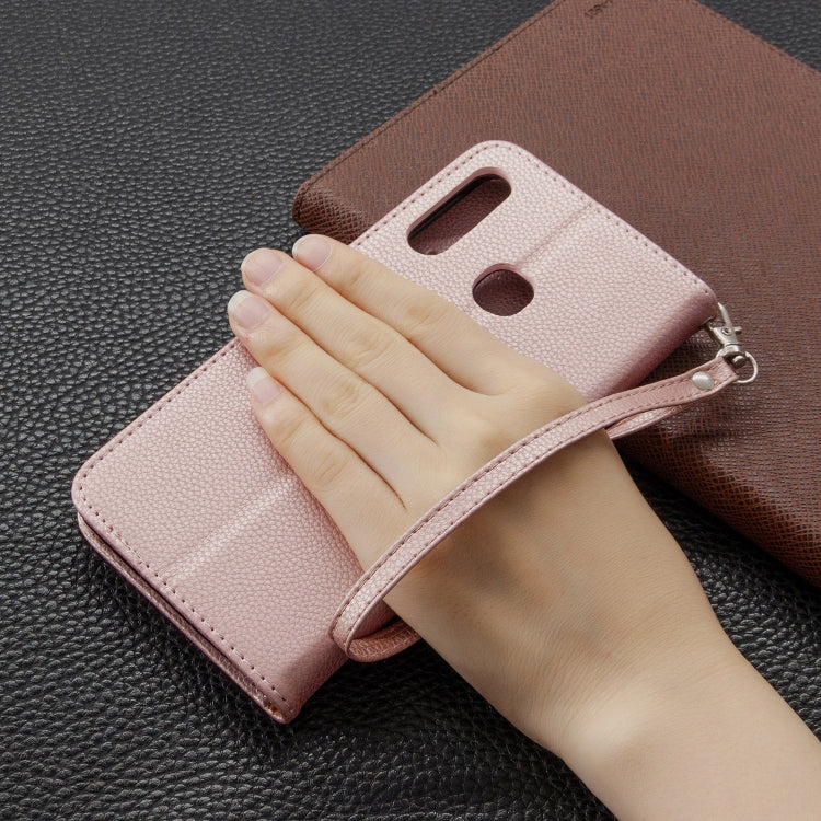 For Galaxy A70e Pure Color Horizontal Flip PU Leather Case with Holder & Card Slots & Wallet & Lanyard
