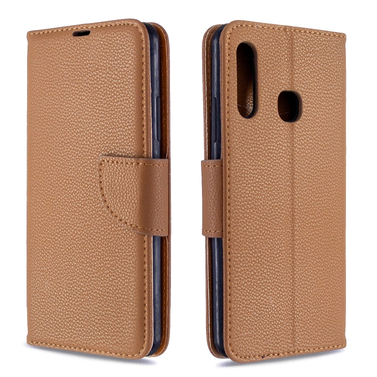 For Galaxy A70e Pure Color Horizontal Flip PU Leather Case with Holder & Card Slots & Wallet & Lanyard