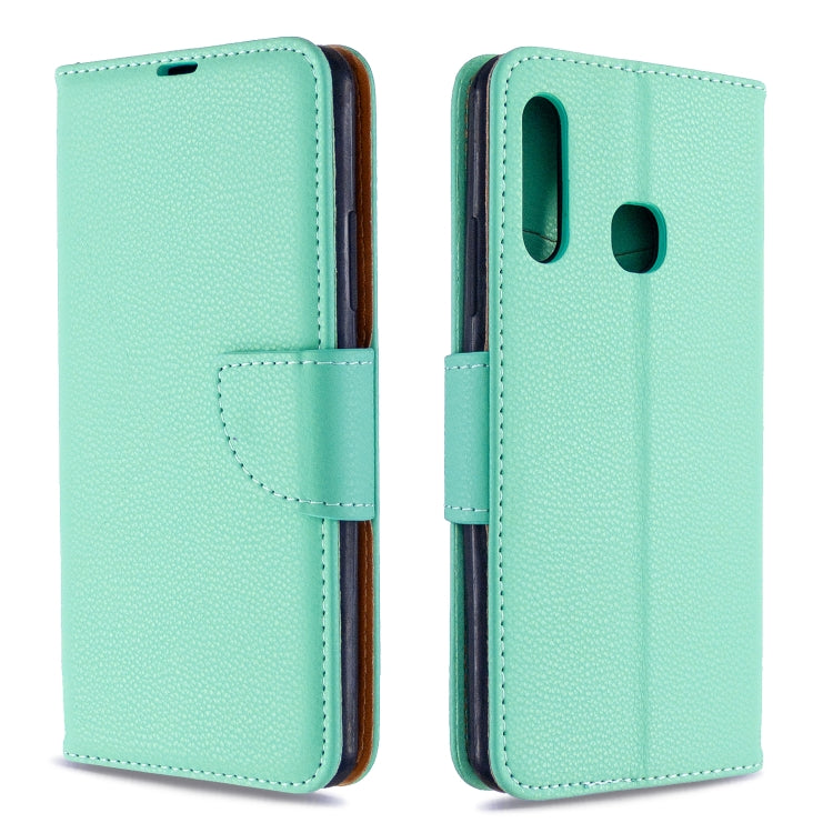 For Galaxy A70e Pure Color Horizontal Flip PU Leather Case with Holder & Card Slots & Wallet & Lanyard