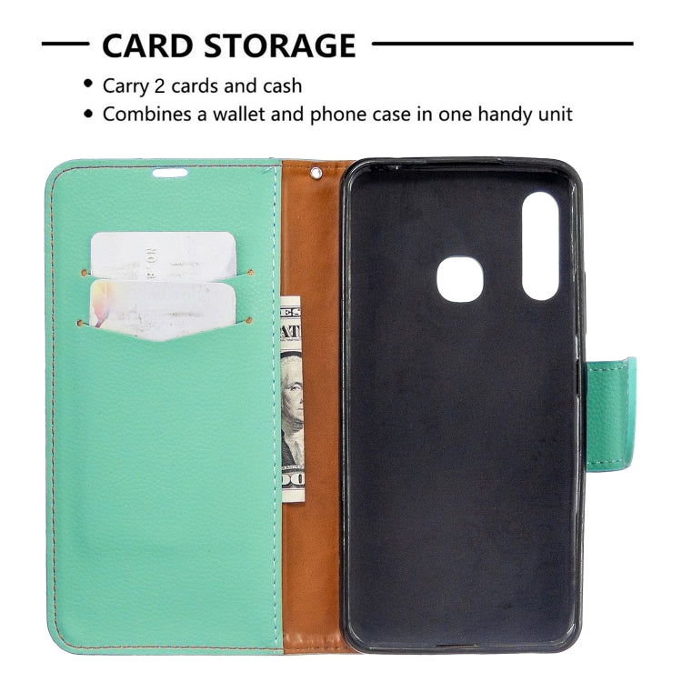 For Galaxy A70e Pure Color Horizontal Flip PU Leather Case with Holder & Card Slots & Wallet & Lanyard