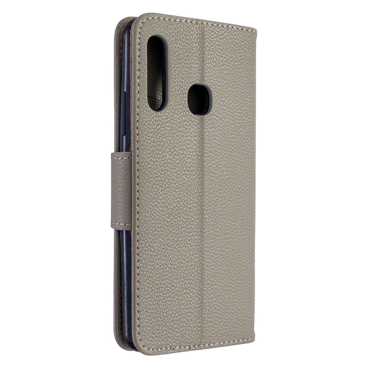For Galaxy A70e Pure Color Horizontal Flip PU Leather Case with Holder & Card Slots & Wallet & Lanyard