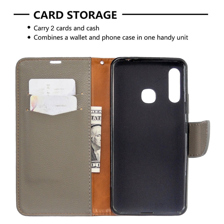 For Galaxy A70e Pure Color Horizontal Flip PU Leather Case with Holder & Card Slots & Wallet & Lanyard