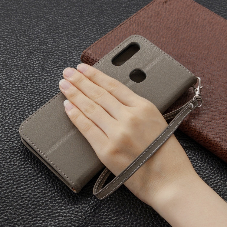For Galaxy A70e Pure Color Horizontal Flip PU Leather Case with Holder & Card Slots & Wallet & Lanyard