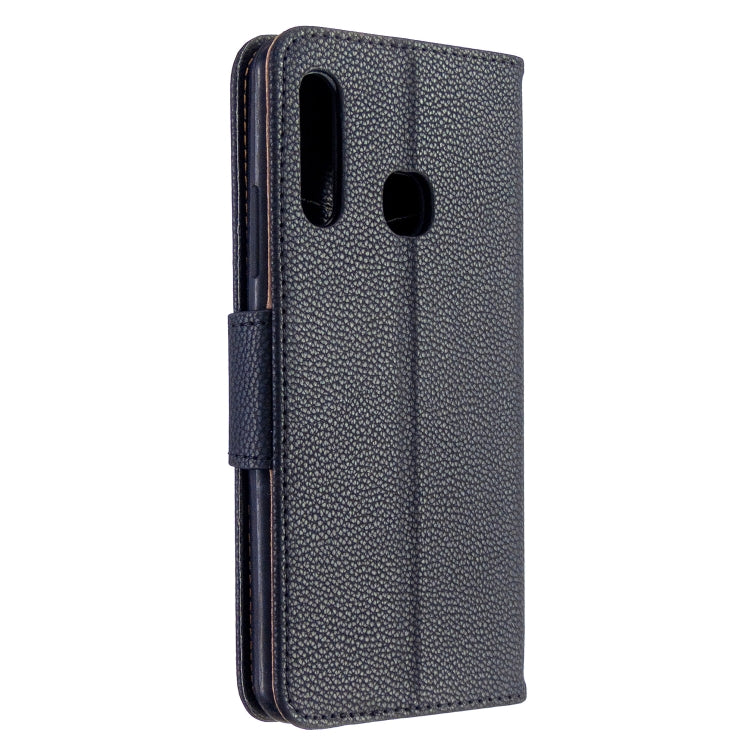 For Galaxy A70e Pure Color Horizontal Flip PU Leather Case with Holder & Card Slots & Wallet & Lanyard