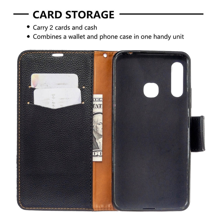 For Galaxy A70e Pure Color Horizontal Flip PU Leather Case with Holder & Card Slots & Wallet & Lanyard
