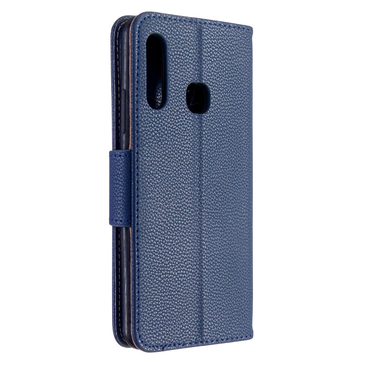 For Galaxy A70e Pure Color Horizontal Flip PU Leather Case with Holder & Card Slots & Wallet & Lanyard
