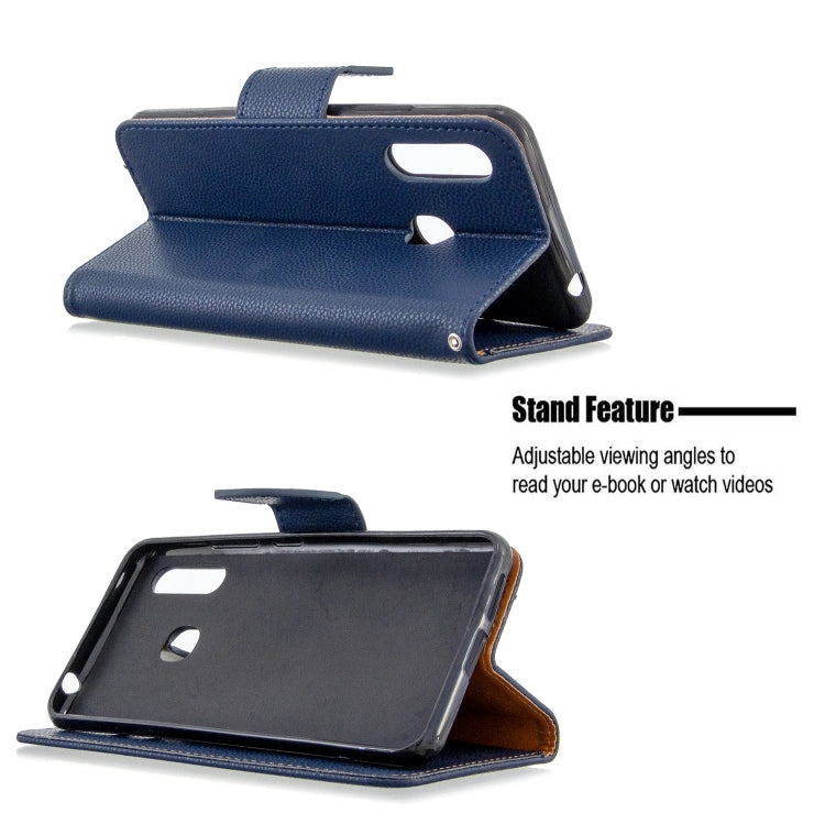 For Galaxy A70e Pure Color Horizontal Flip PU Leather Case with Holder & Card Slots & Wallet & Lanyard