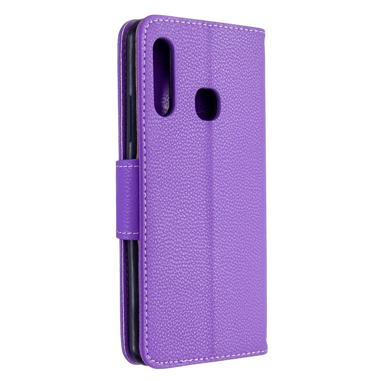 For Galaxy A70e Pure Color Horizontal Flip PU Leather Case with Holder & Card Slots & Wallet & Lanyard
