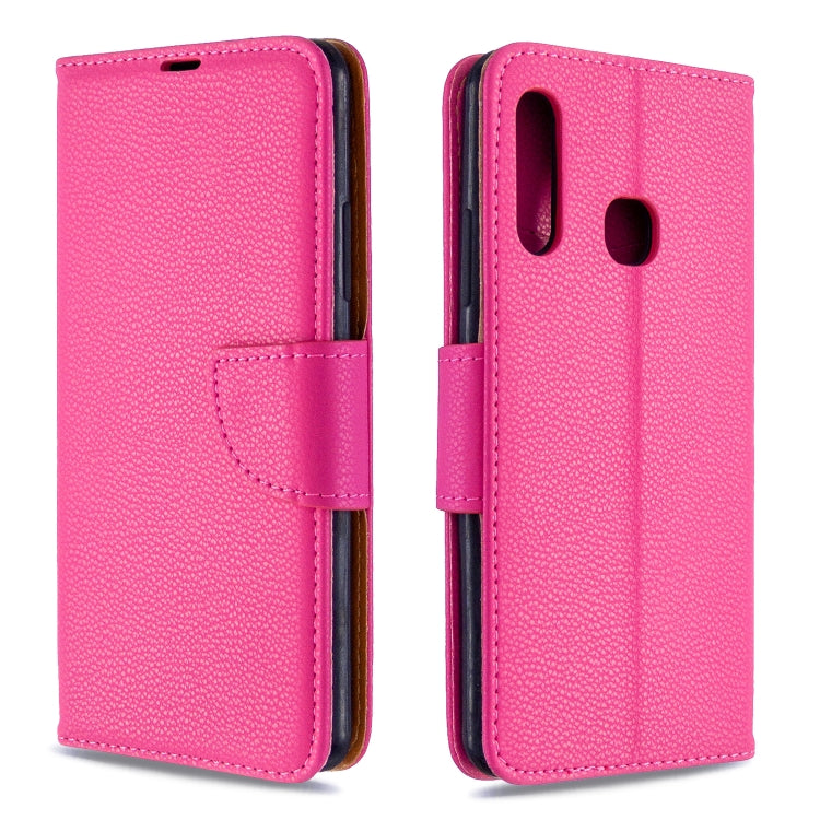For Galaxy A70e Pure Color Horizontal Flip PU Leather Case with Holder & Card Slots & Wallet & Lanyard