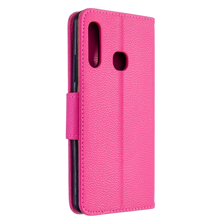 For Galaxy A70e Pure Color Horizontal Flip PU Leather Case with Holder & Card Slots & Wallet & Lanyard