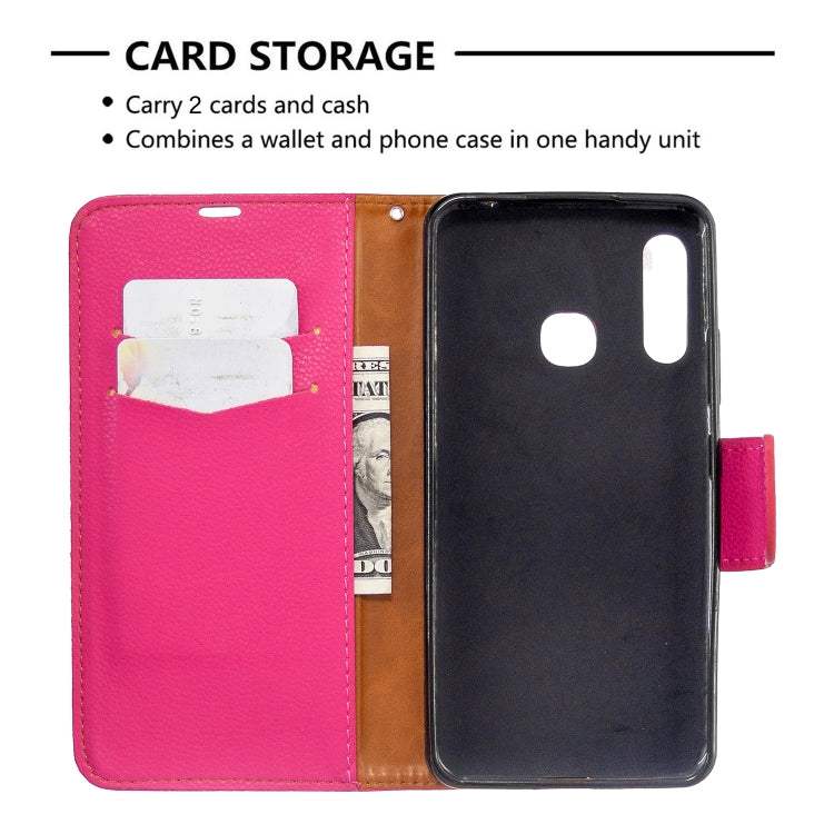 For Galaxy A70e Pure Color Horizontal Flip PU Leather Case with Holder & Card Slots & Wallet & Lanyard