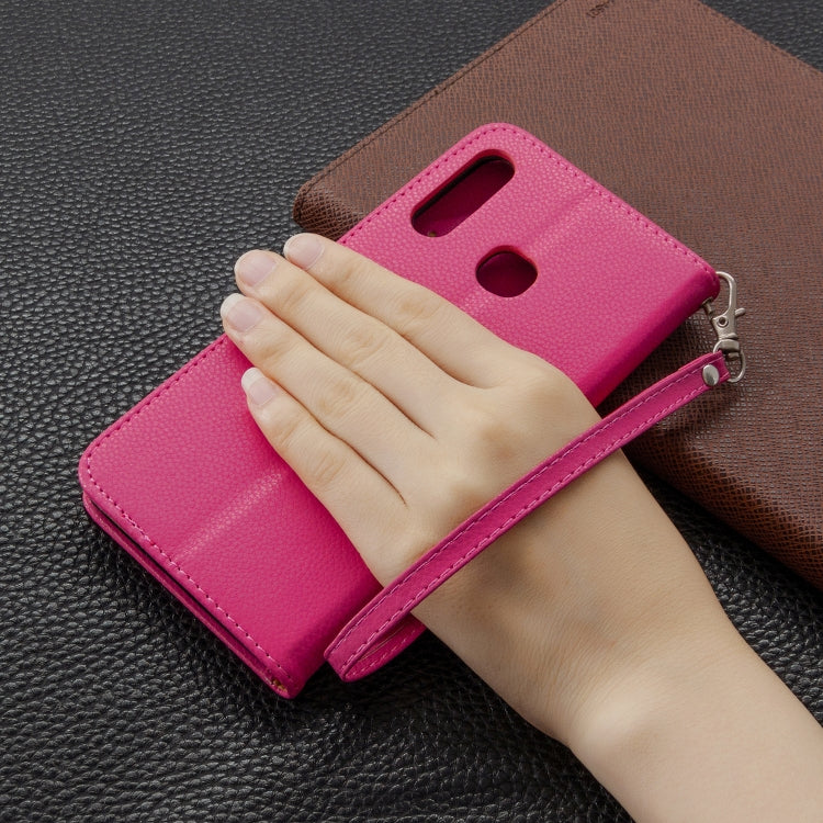For Galaxy A70e Pure Color Horizontal Flip PU Leather Case with Holder & Card Slots & Wallet & Lanyard