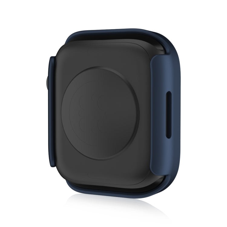 Life Waterproof Frosted 2 in 1 PC Frame + Tempered Glass Protective Case For Apple Watch Series 9 / 8 / 7 45mm
