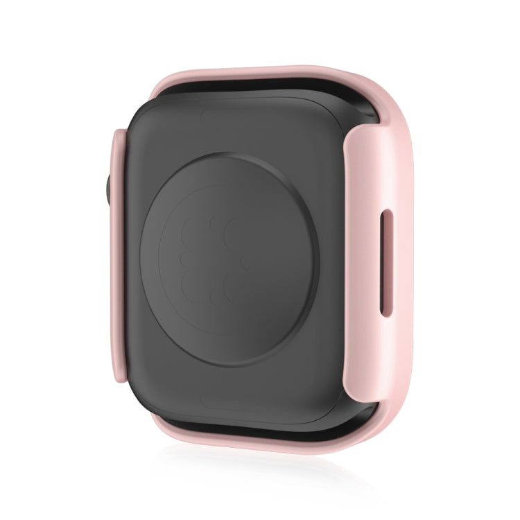 Life Waterproof Frosted 2 in 1 PC Frame + Tempered Glass Protective Case For Apple Watch Series 9 / 8 / 7 45mm
