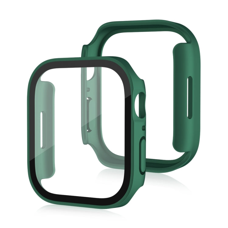 Life Waterproof Frosted 2 in 1 PC Frame + Tempered Glass Protective Case For Apple Watch Series 9 / 8 / 7 45mm