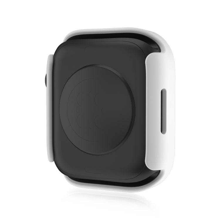 Life Waterproof Frosted 2 in 1 PC Frame + Tempered Glass Protective Case For Apple Watch Series 6 / 5 / 4 / SE 44mm