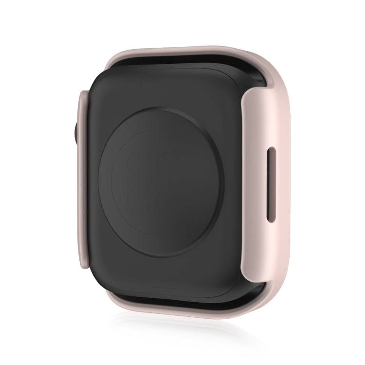 Life Waterproof Frosted 2 in 1 PC Frame + Tempered Glass Protective Case For Apple Watch Series 6 / 5 / 4 / SE 44mm